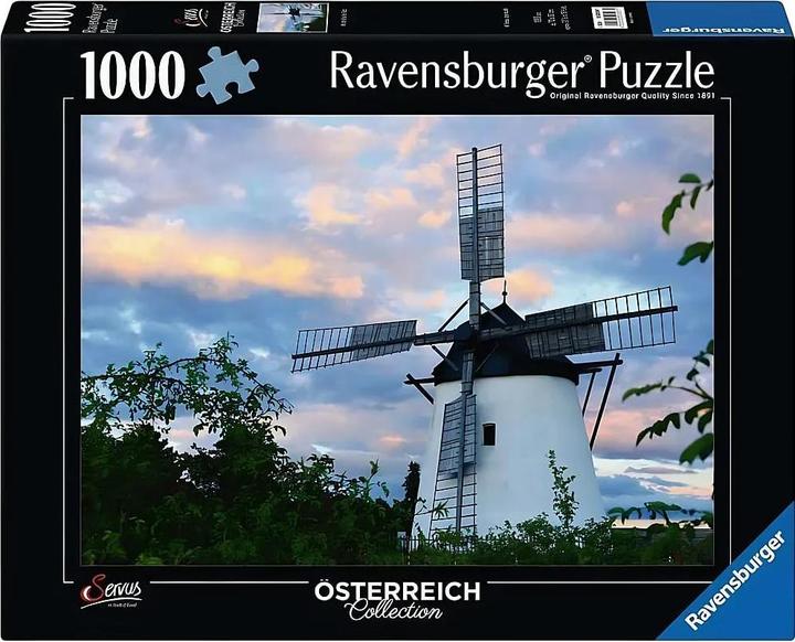 Actual product image Ravensburger Puzzle 12000597 - Windmill near Retz - 1000 pieces jigsaw puzzle for adults and children from (1000 pieces)
