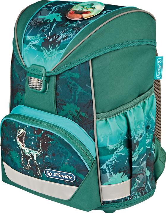 Actual product image Herlitz UltraLight Plus Green Rex School Bag (15 l)