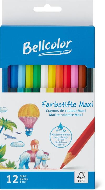 Produktbild Bellcolor Farbstifte Maxi (Assortiert, 12 x)