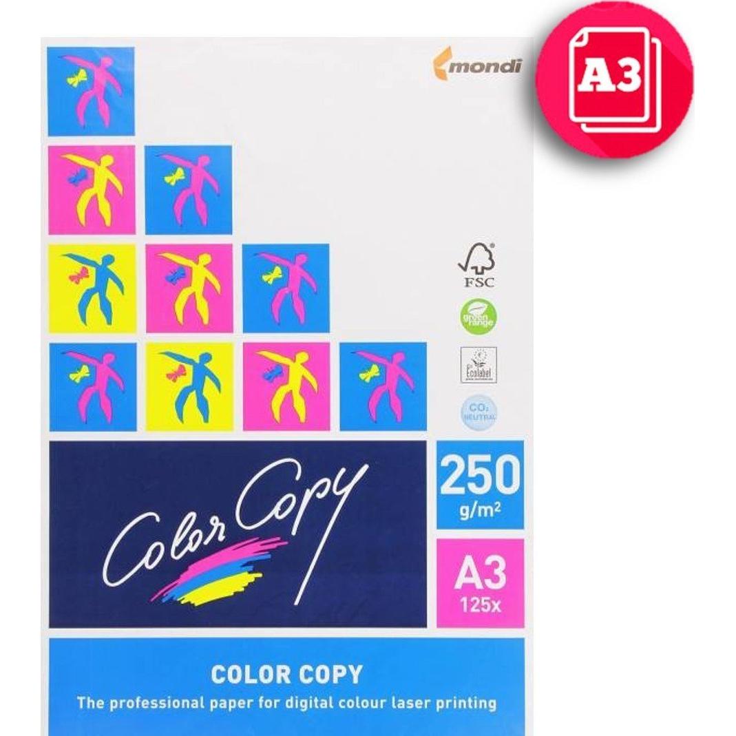 Color Copy, Carta, Carta Xero A3 250g CC325 125 Ark (A3)