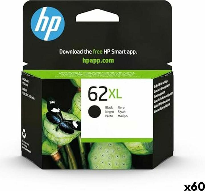 Immagine prodotto HP Original Tintenpatrone ENVY 5640 E-ALL-IN-ONE - Nº 62 XL Schwarz (60 Stück)