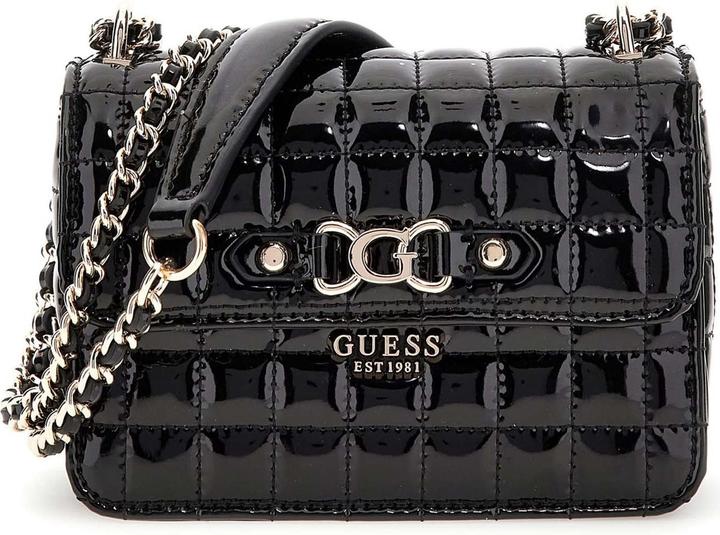 GUESS Gerty Convertible Xbody Flap Bag Black, Black, One Size, Black