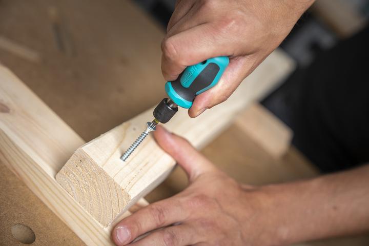 Actual product image wolfcraft 1 Hand-held screwdriver with bit attachment 76mm