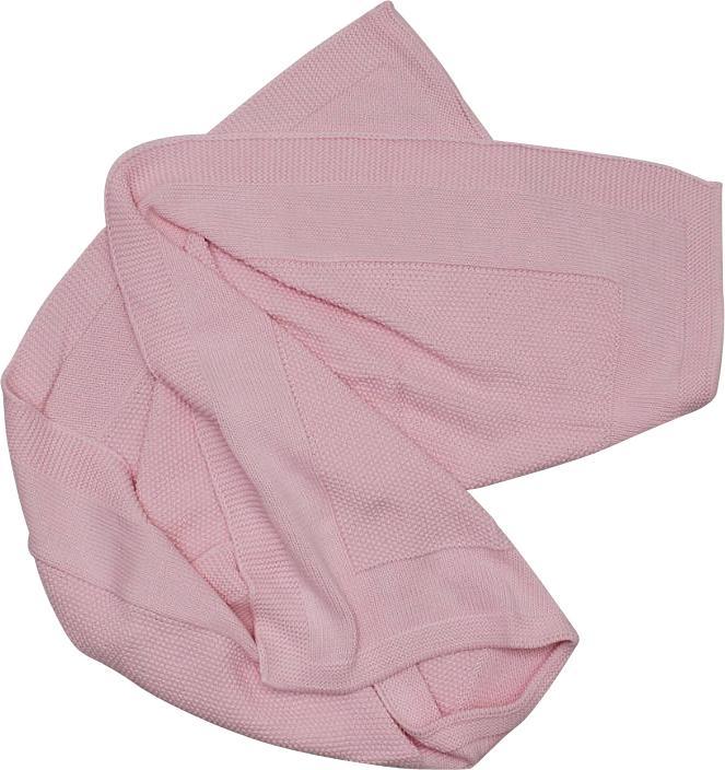 Image du produit Love Kids Couverture bébé Rose, tricotée (100 x 70 cm)