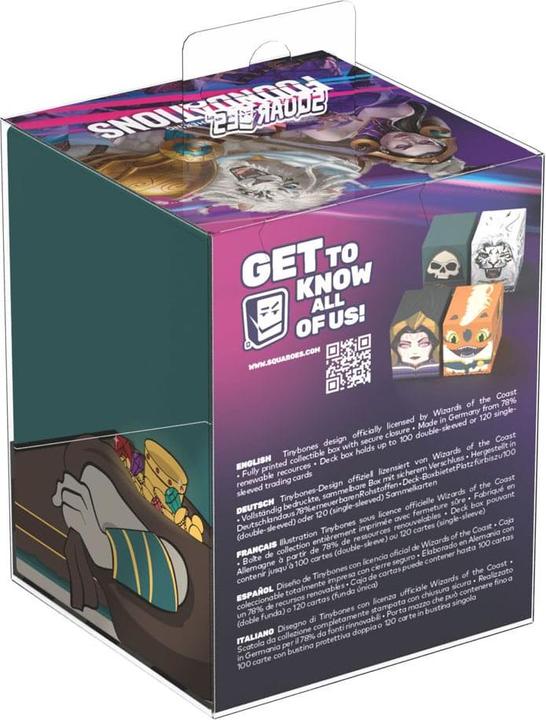 Actual product image Squaroes Squaroe Magic: The Gathering "Foundations" MTG003 - Tinybones