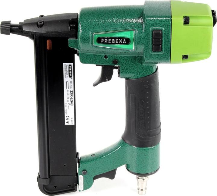 Actual product image Prebena 2XR-ES40 Stapler Compressed Air Nailer in Carrying Case Type ES + 7800x ES18CNKHA
