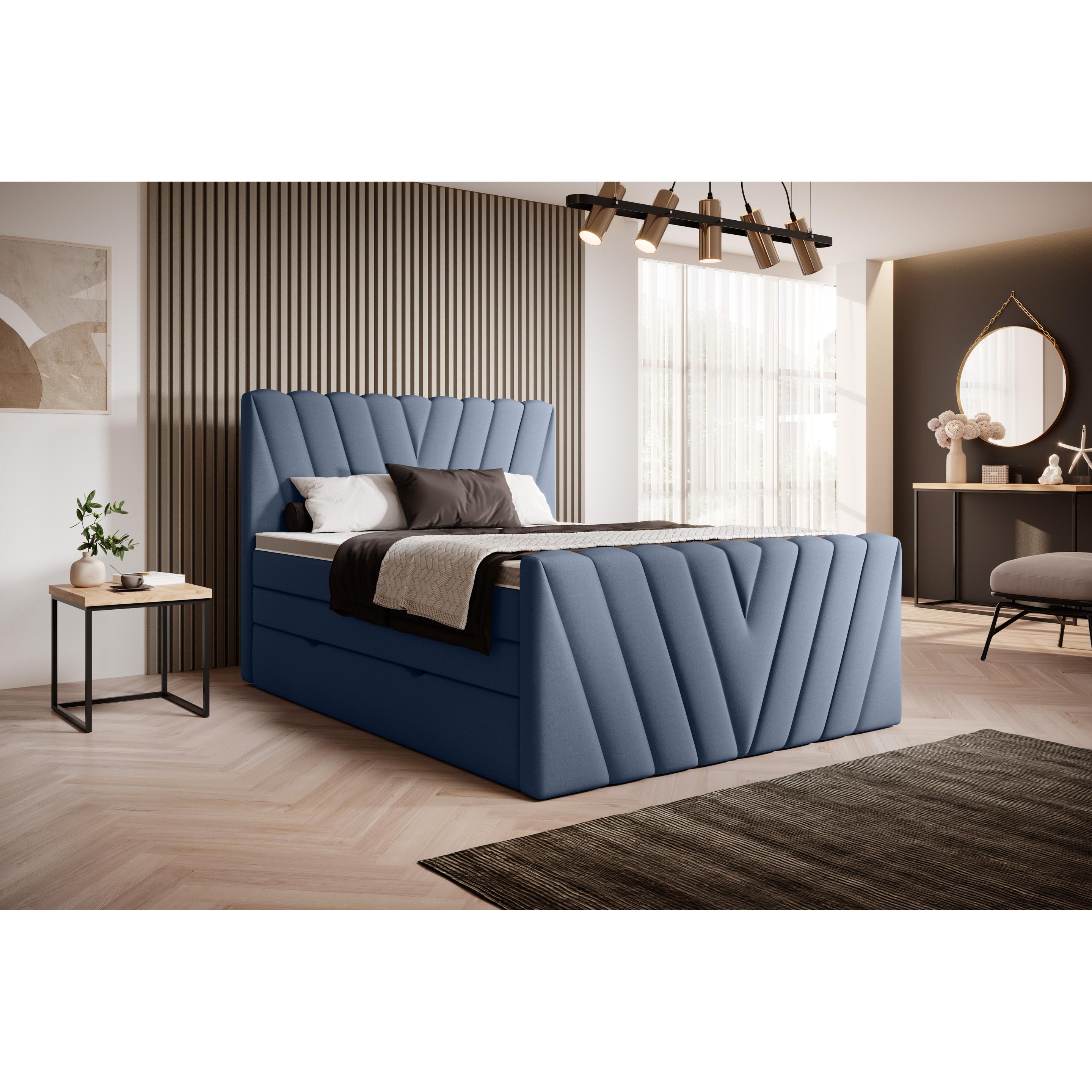 ELTAP, Bett, Candice mit Stauraum (140 x 200 cm)