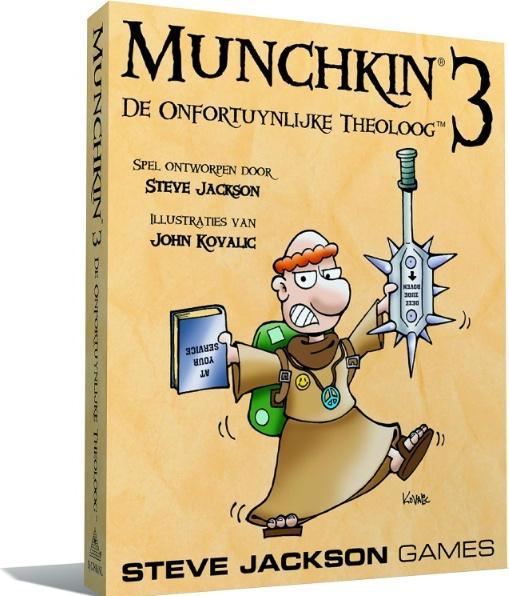 Produktbild Asmodée Munchkin 3 - Das Kartenspiel des unglücklichen Theologen (Niederländisch)