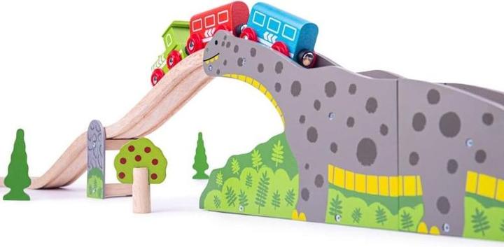 Actual product image Bigjigs Dino wooden bridge