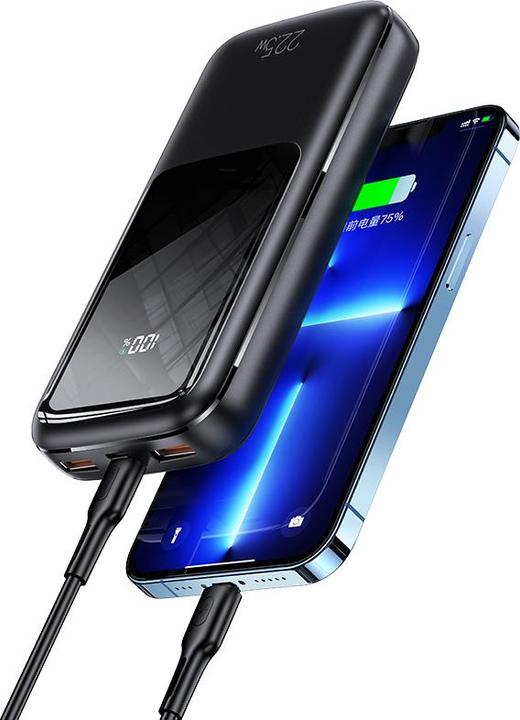Actual product image Usams Powerbank PB58 20000 mAh Black (20000 mAh, 22.50 W, 22.50 Wh)