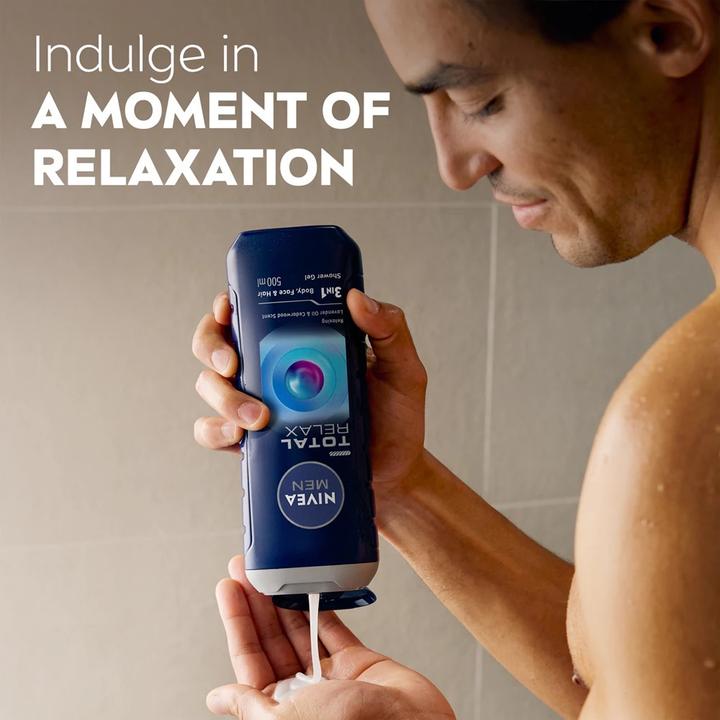 Productafbeelding NIVEA Men Total Relax Shower Gel 500ml (500 ml)