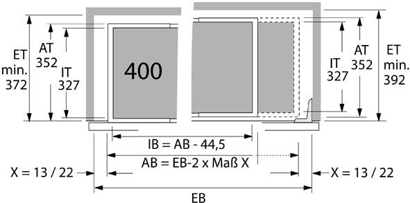 Produktbild Hettich Hängeregistratur-Rahmen für Schrankwände (1 Stk.)