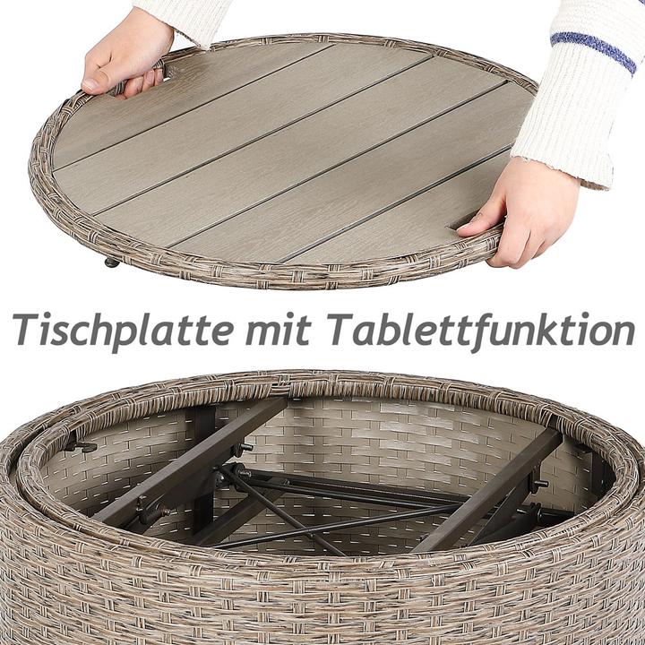 Immagine prodotto Casaria Isola solare in polyrattan