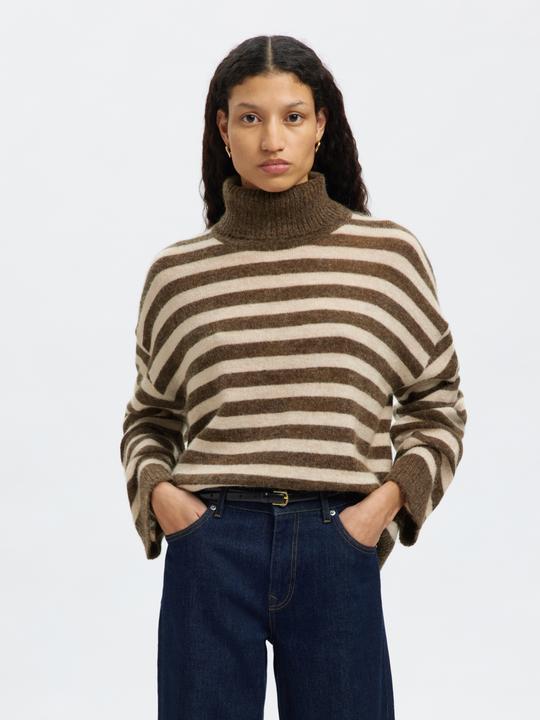 Produktbild Selected Femme Slflulu Ls Knit Roll Neck Noos (S)