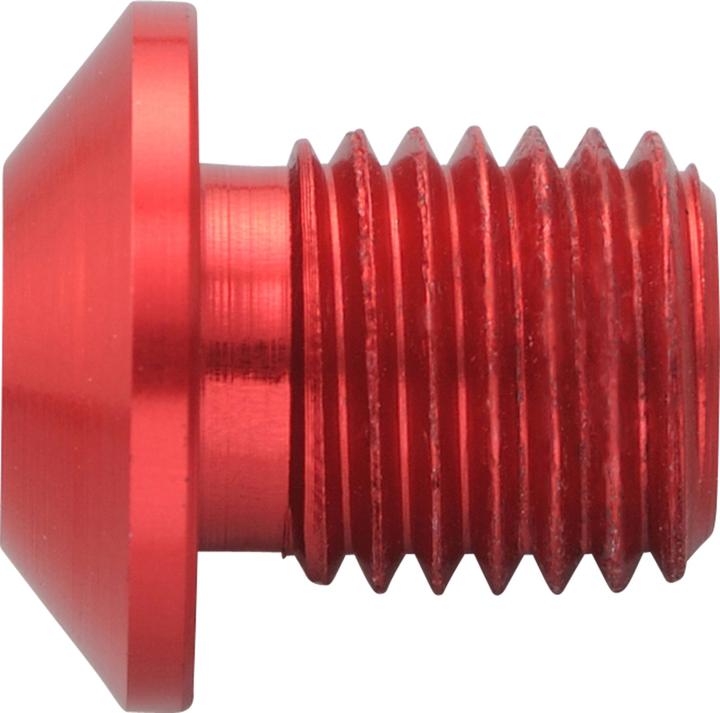 Immagine prodotto Daytona Tappo a vite in alluminio CNC anodizzato rosso F. Specchio M10 X P1.25 filettatura destra