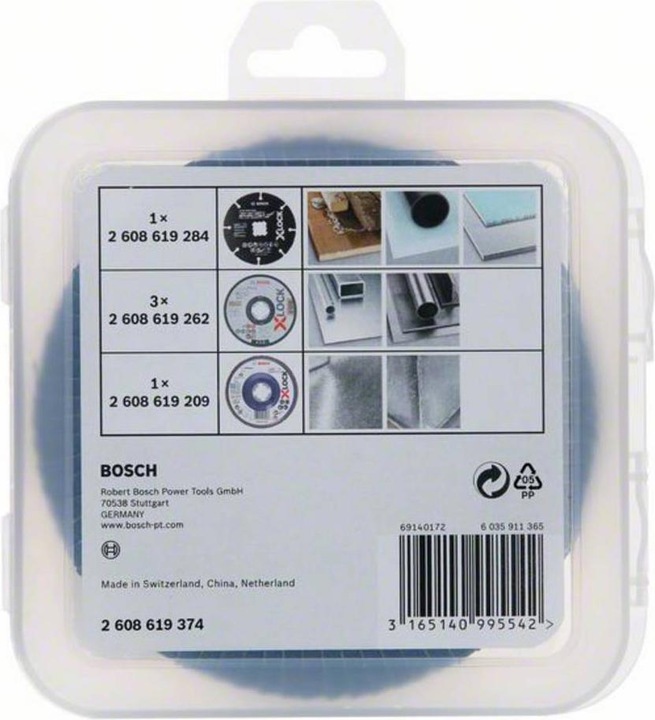 Actual product image Bosch Professional Zubehör PRO Cutting and grinding X-Lock set, 125 x 1 x 22.23 mm