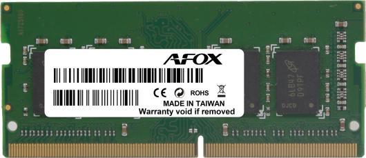 Actual product image AFOX SODIMM notebook memory, DDR3, 8 GB, 1333 MHz, (AFSD38AK1P) (1 x 8GB, 1333 MHz, DDR3-RAM, SO-DIMM)