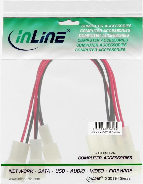 Produktbild InLine Lüfter Adapterkabel