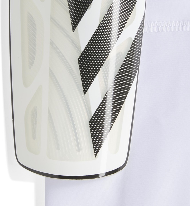 Productafbeelding adidas Unisex TIRO SHINGUARD League, White/Black/Silver Metallic, M (M)