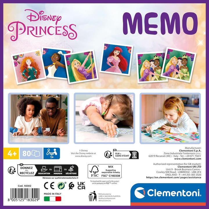 Image du produit Clementoni Memo Princess