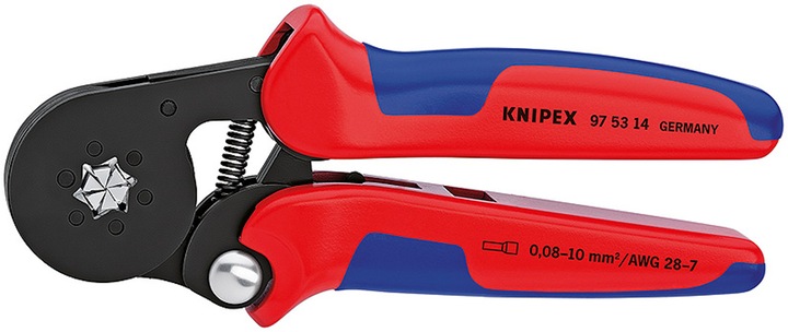 Actual product image Knipex Self-Adjusting Crimping Pliers for wire ferrules (180 mm)