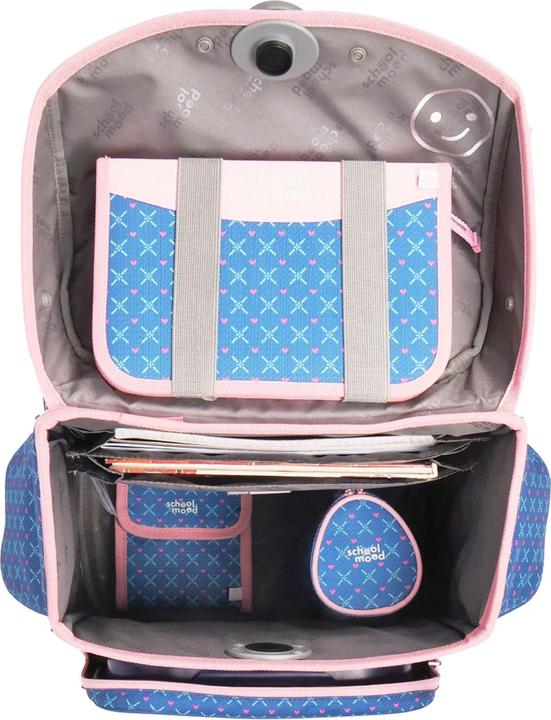 Immagine prodotto School-Mood Set di zaini per la scuola Timeless Pro da 7 pezzi (23.50 l)