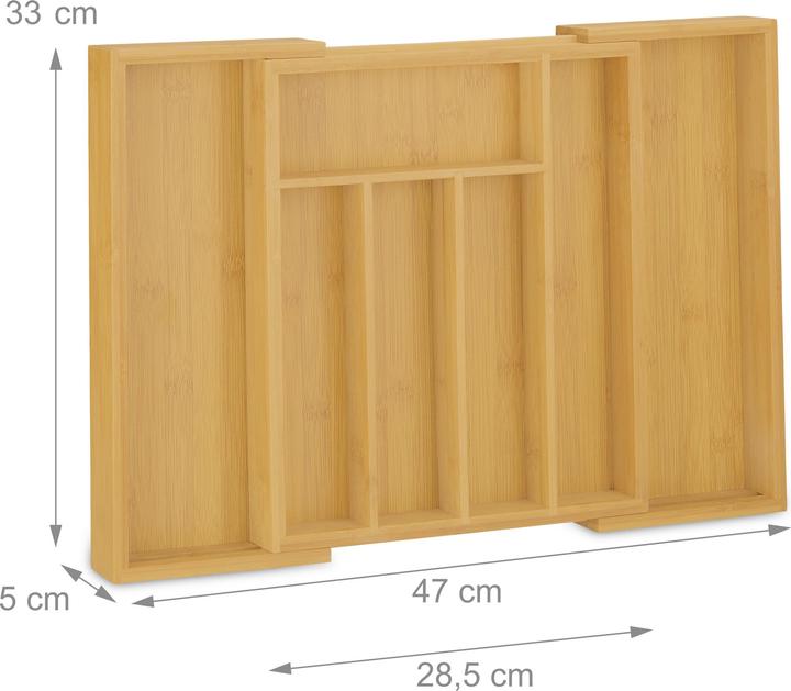 Actual product image Relaxdays Cutlery tray