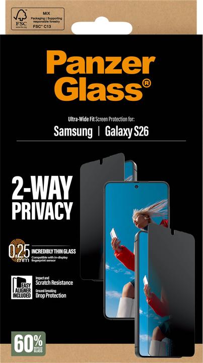 Produktbild PanzerGlass Ultra-Wide Fit (1 Stk., Samsung Galaxy S26)