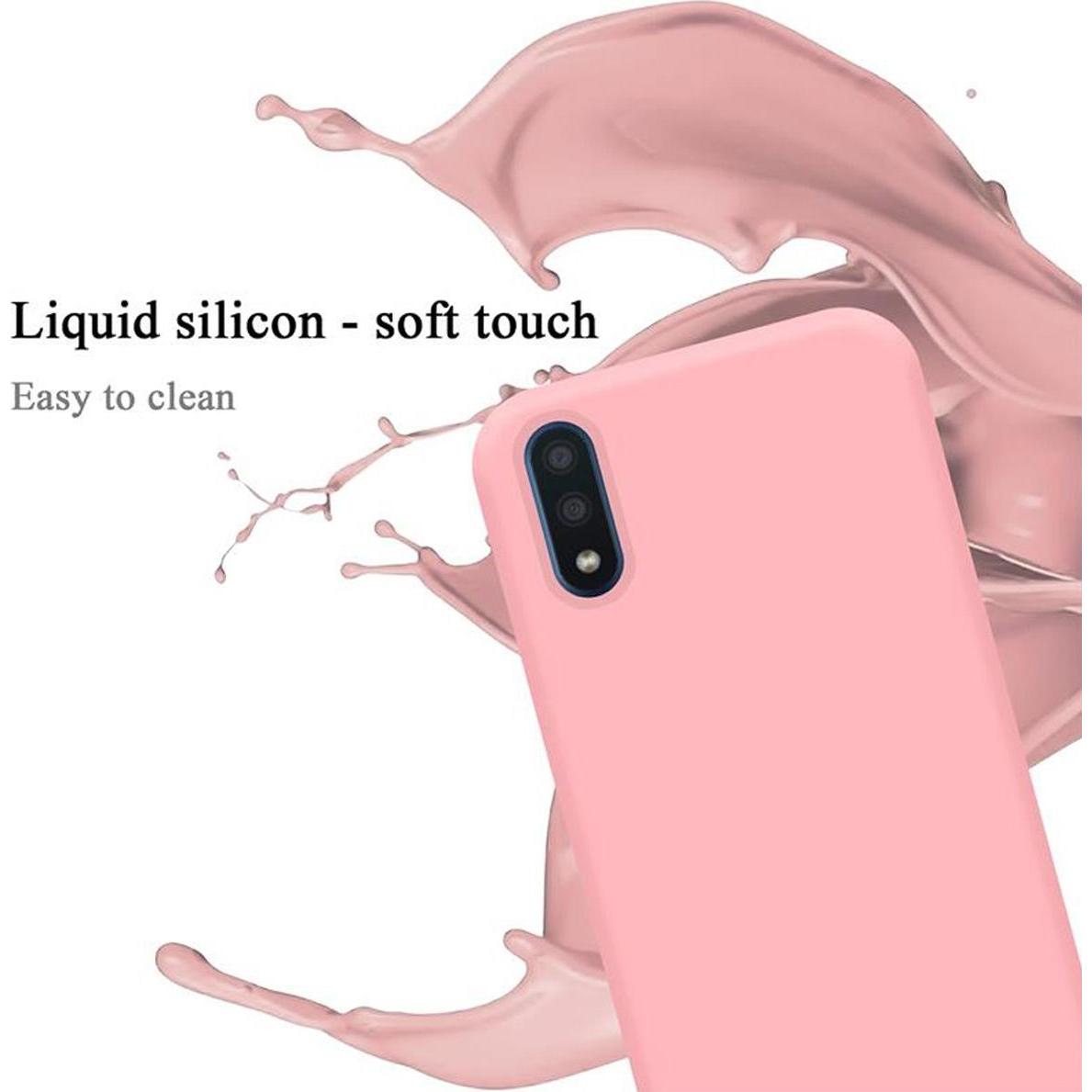 Thumbnail - Cadorabo TPU Liquid Silicone Case Cover (Samsung Galaxy A01), Smartphone Hülle, Rosa