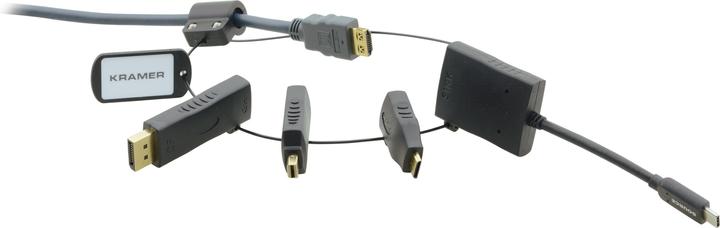 AD-RING-5 Video-/Audio-Adapter-Kit (HDMI, Mini HDMI, USB Typ-C, 45 cm)