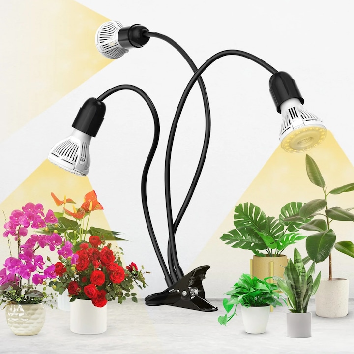 Sansi Clip-on a tre teste (LED, 230 V)