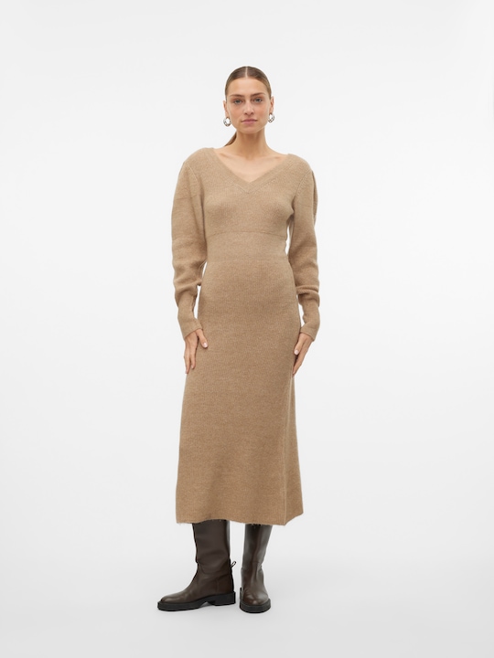 Immagine prodotto Vero Moda VMANGALINA Abito lungo in maglia (XS)