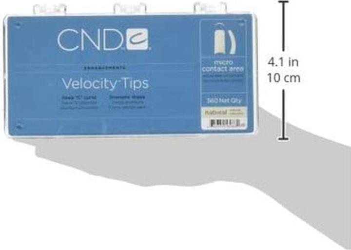 Produktbild CND Creative Nail Tips Velocity False Nails Natural - 360 Count (Natural)