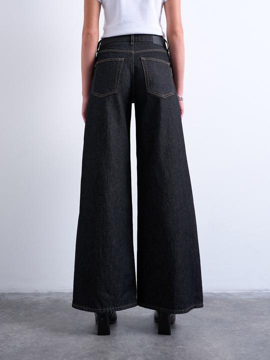 Actual product image Spokey Weiter Beinschnitt Mid Rise Jeans Weit geschnitten (28)