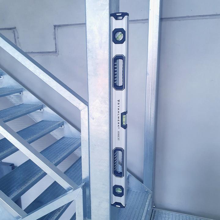 Actual product image Stahlwerk Spirit level W-800 ST made of aluminium with 800 mm length (80 cm)