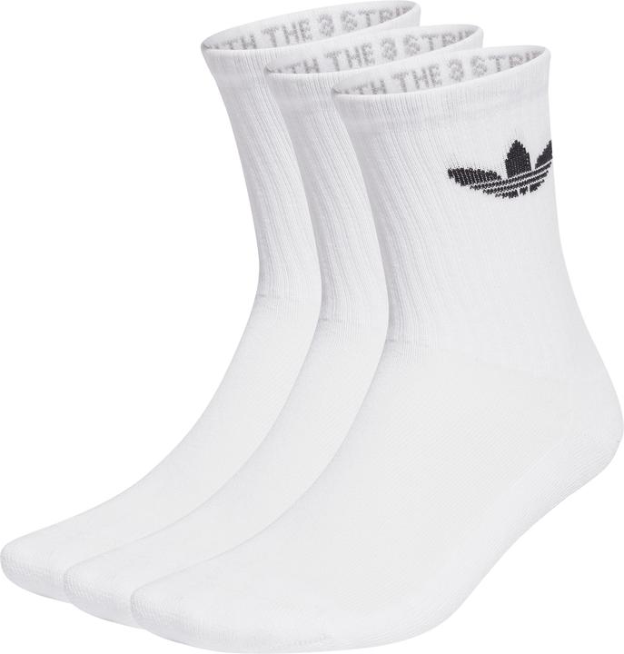 adidas Trefoil Cushion Crew Chaussettes (3 Pack) (S, 37 - 39)