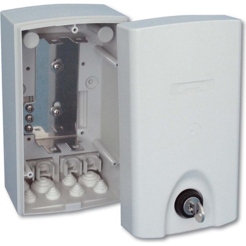 Cobinet 2021 048 Kunststoffverteiler KS 20 Aufputz, Telefon, Grau