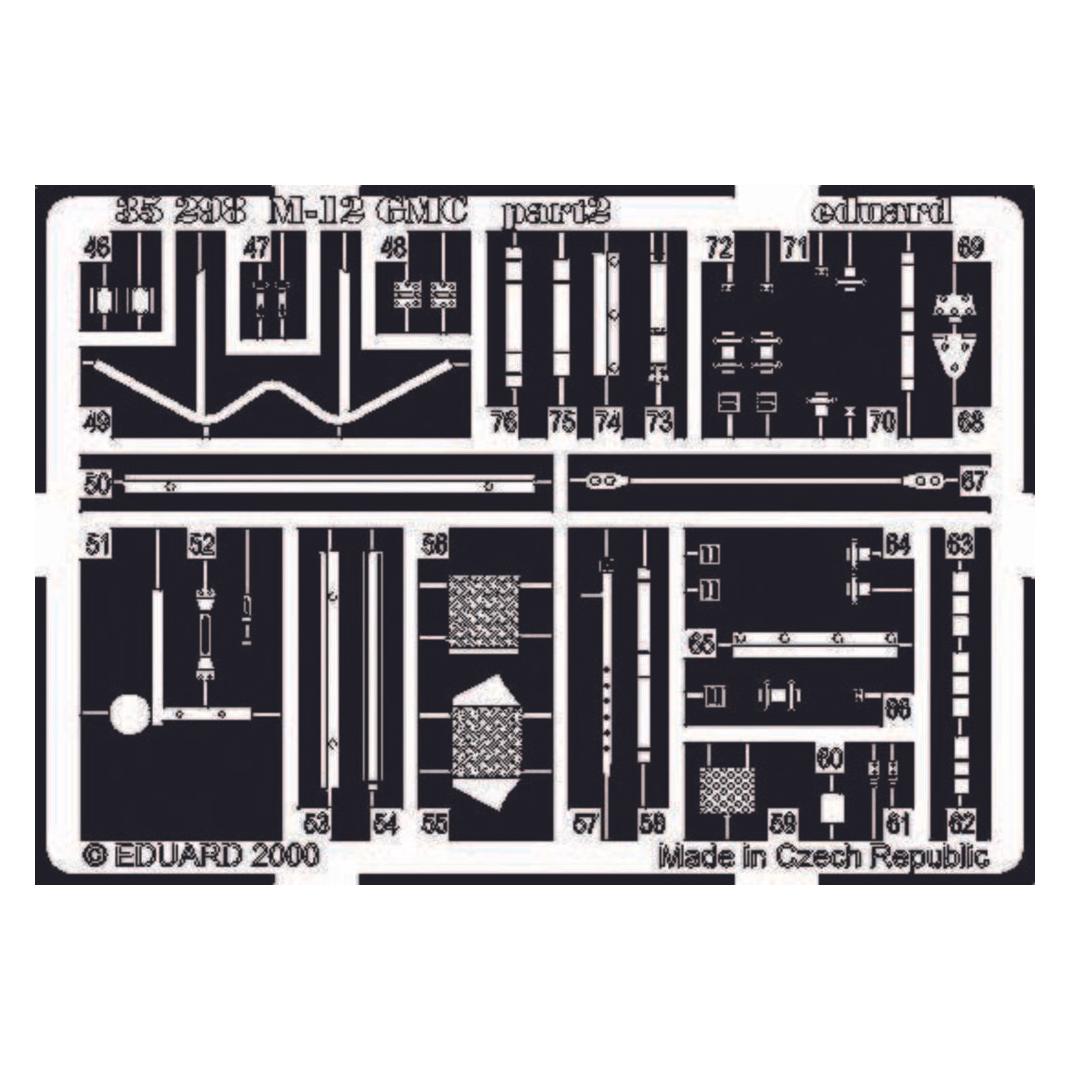 Eduard M-12 Selbstfahrlafette Detailsatz (35298)