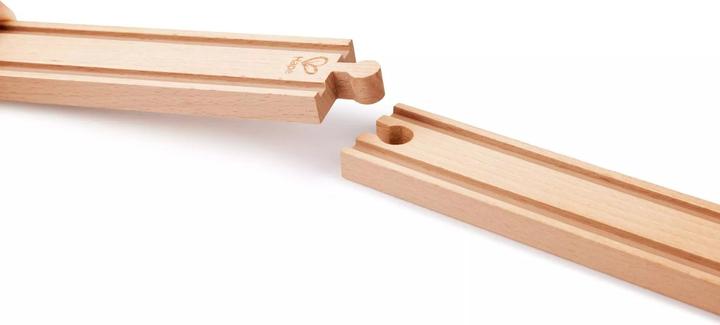 Actual product image Hape Long straight rails (4 pcs.)