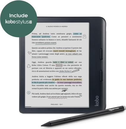 Image du produit Kobo Libra Colour incl. Stylus 2 (7", 32 Go, Noir)
