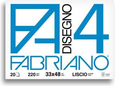 Immagine prodotto Fabriano Blocco FA/4 20 Fogli 33 x 48 cm lisci