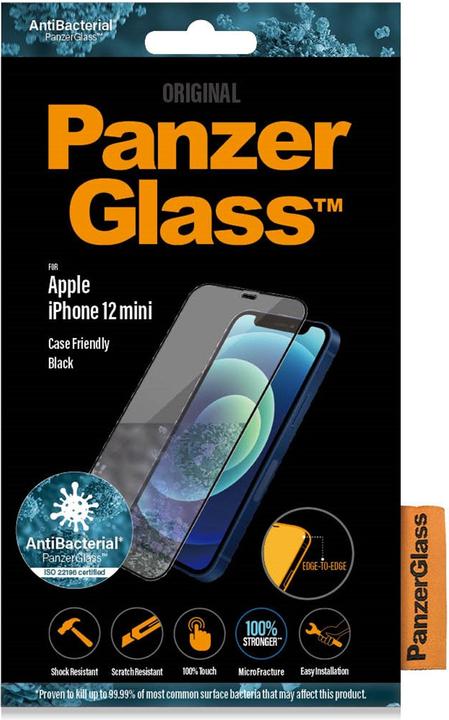 Actual product image PanzerGlass Edge-to-Edge (1 Piece, Apple iPhone 12 mini)