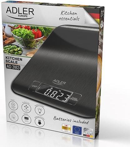 Actual product image Adler Kitchen scales Kitchen Scale | AD 3183b | Graduation 1 g | Black