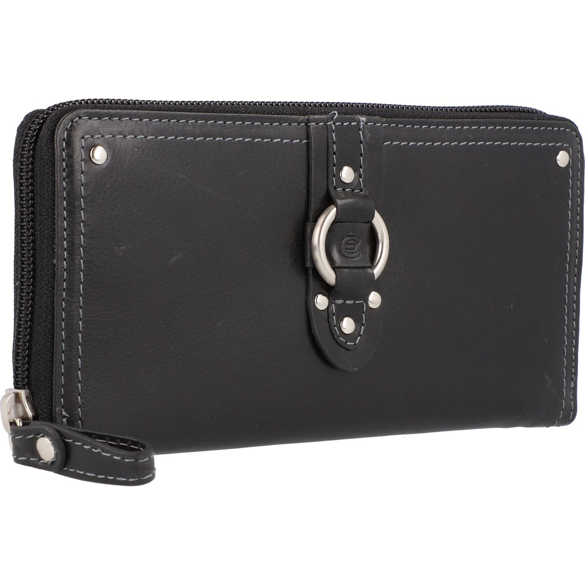 Thumbnail - Esquire, Damen, Portemonnaie, Denver Geldbörse RFID Leder 19 cm, Schwarz