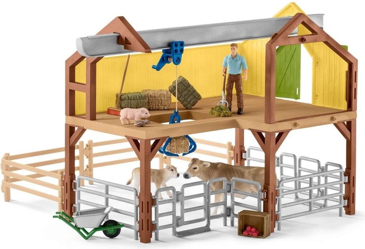 Image du produit Schleich Ferme avec étable et animaux