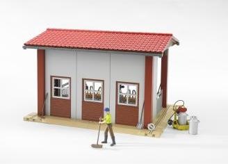 Produktbild Bruder Kuhstall mit Melkmaschine, Kuh und Figur