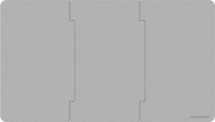 Moonstone Badematte Modula hellgrau aus Kieselgur (60 x 105 cm)