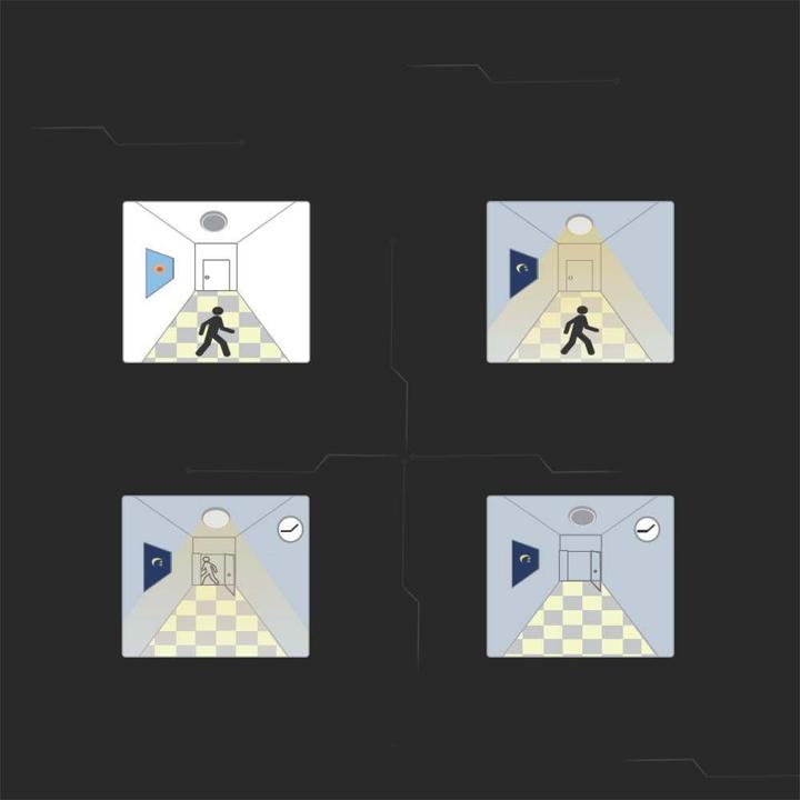 Actual product image V-TAC Plafon 18W LED Okrągły 29cm Natynkowy Pilot Czujnik Ruchu IP44 Biały VT-8618S 4000K 1830lm (5 m)