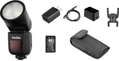 Actual product image Godox V1 (Plug-on flash, Canon)