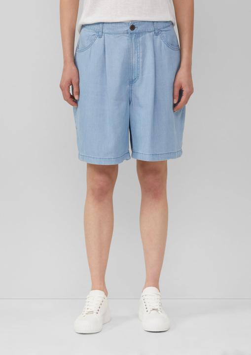 Actual product image S.Oliver Hose Fliessende Relaxed-Fit-Shorts aus Lyocell mit Elastikbund (44)